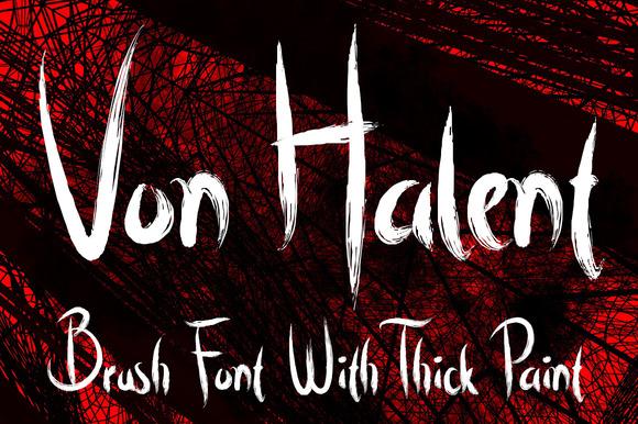 Von Halent Font