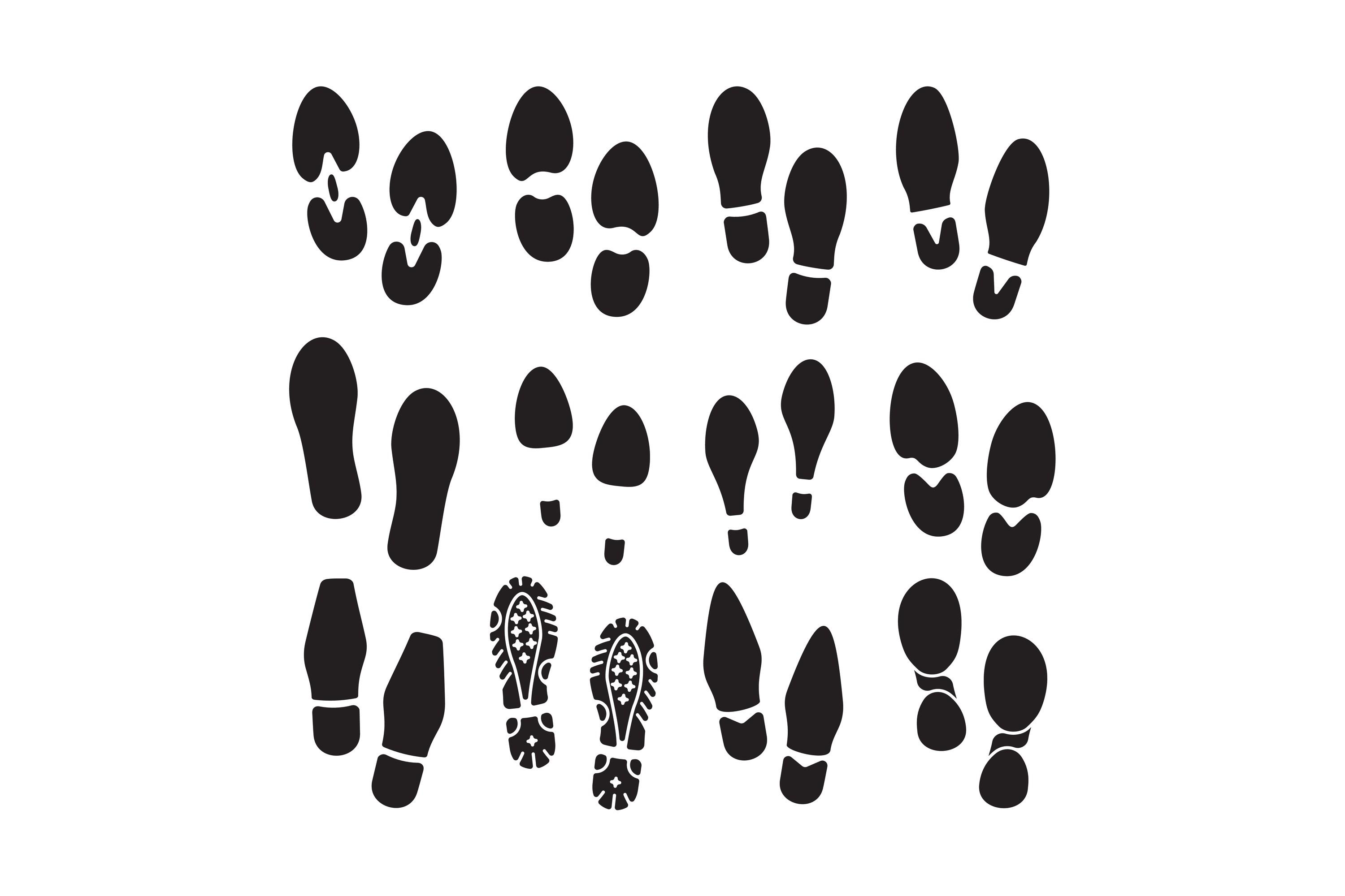 The Collection of a Imprint Soles Shoes