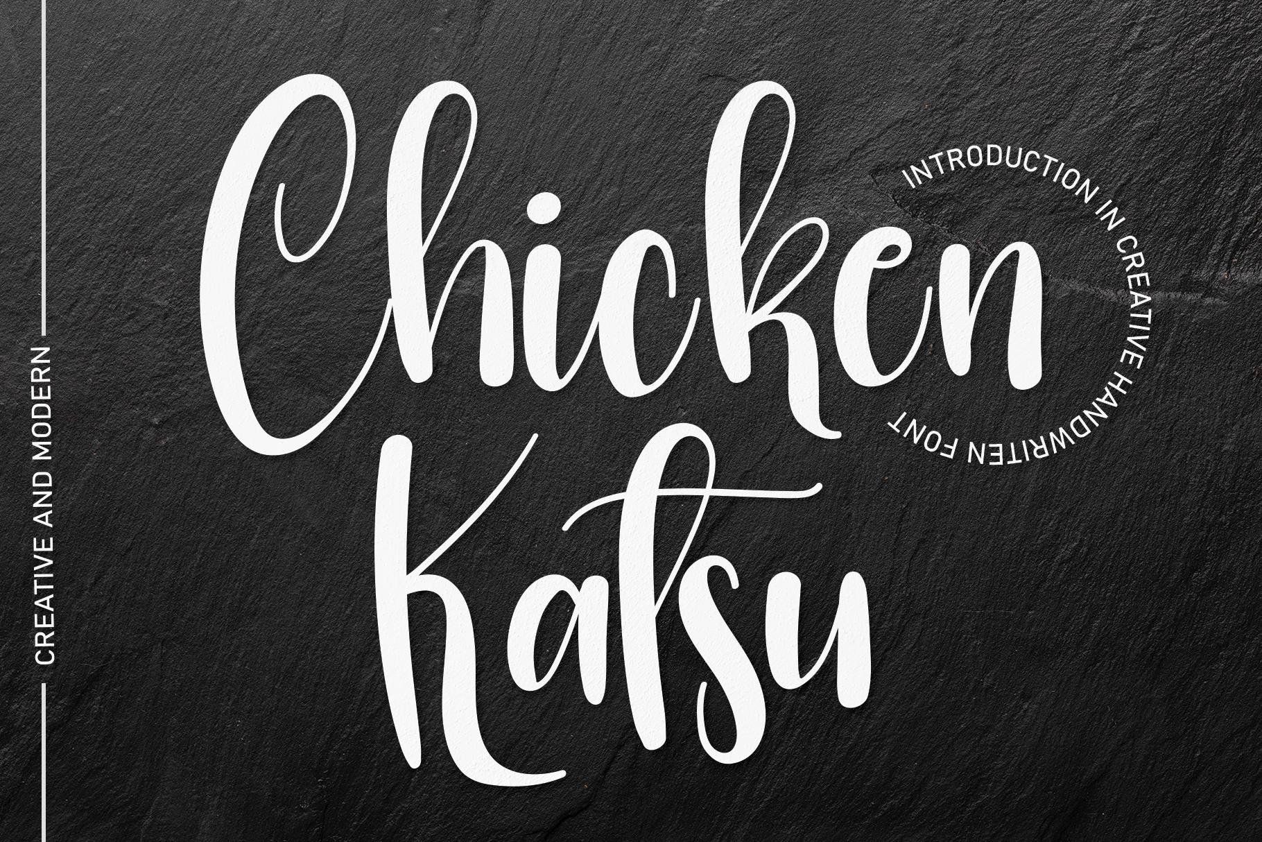 Chicken Katsu Font