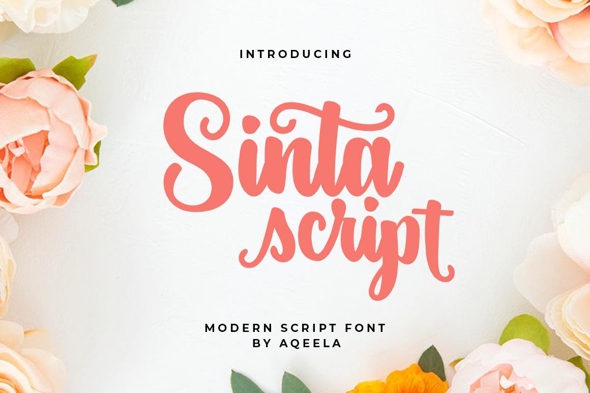Sinta Script Font