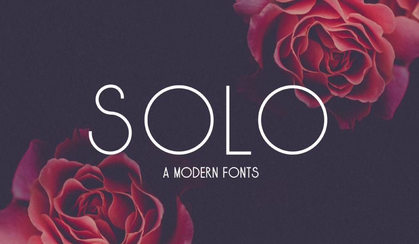 Solo Font