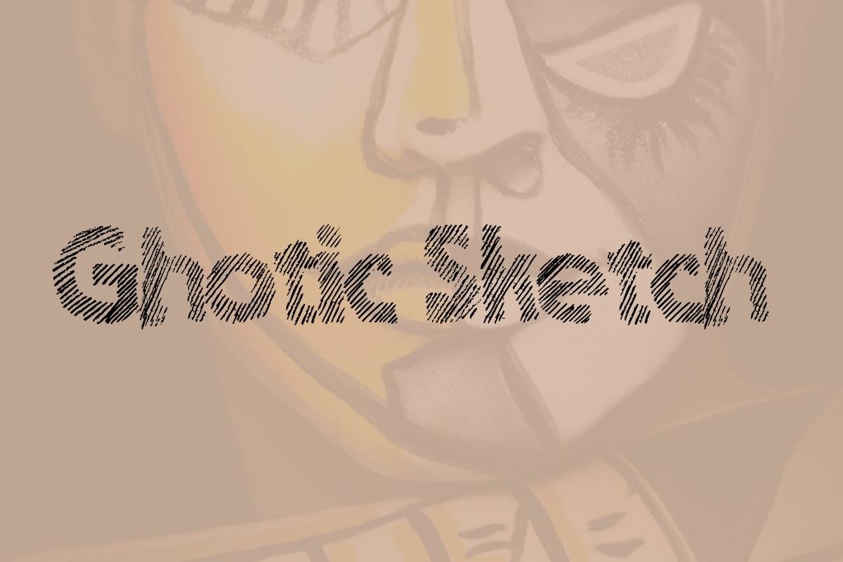 Ghotic Sketch Font