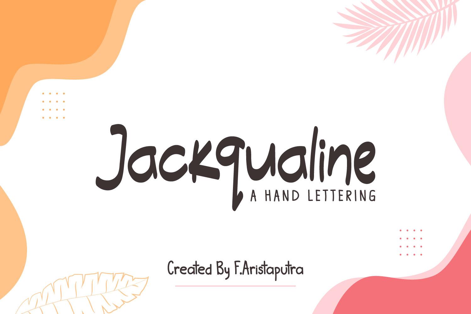 Jackqualine Font