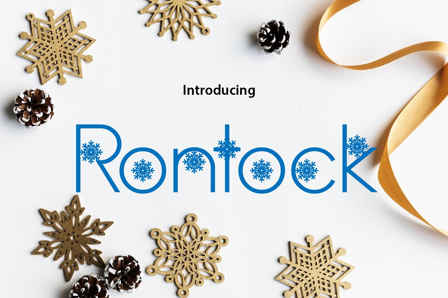 Rontock Font