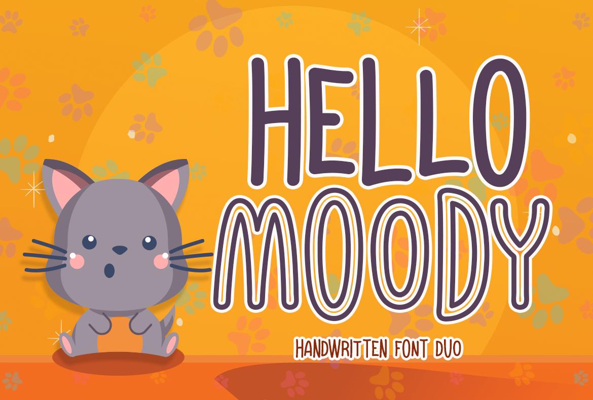 Hello Moody Font
