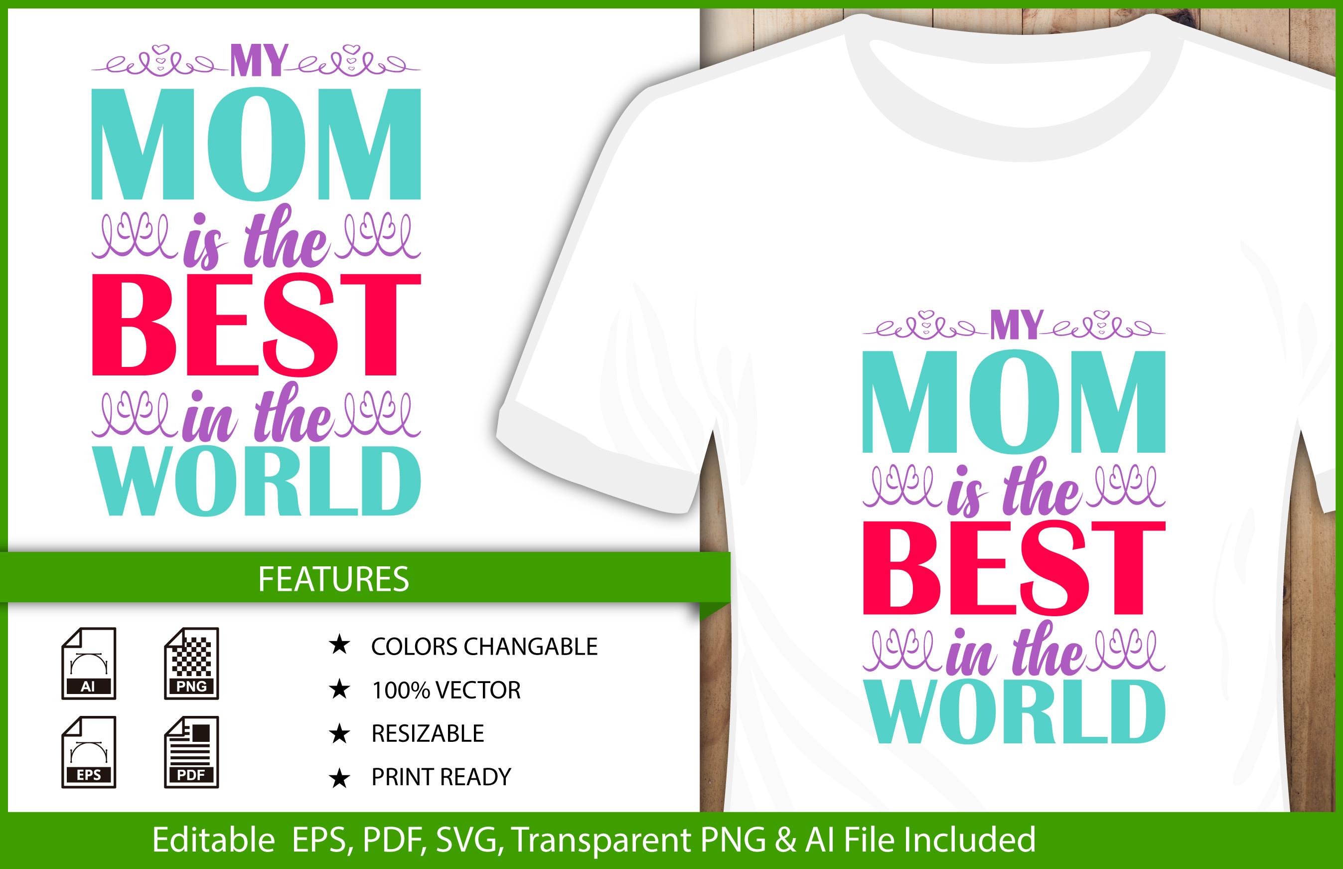 Mother's Day Typography T-shirt Design