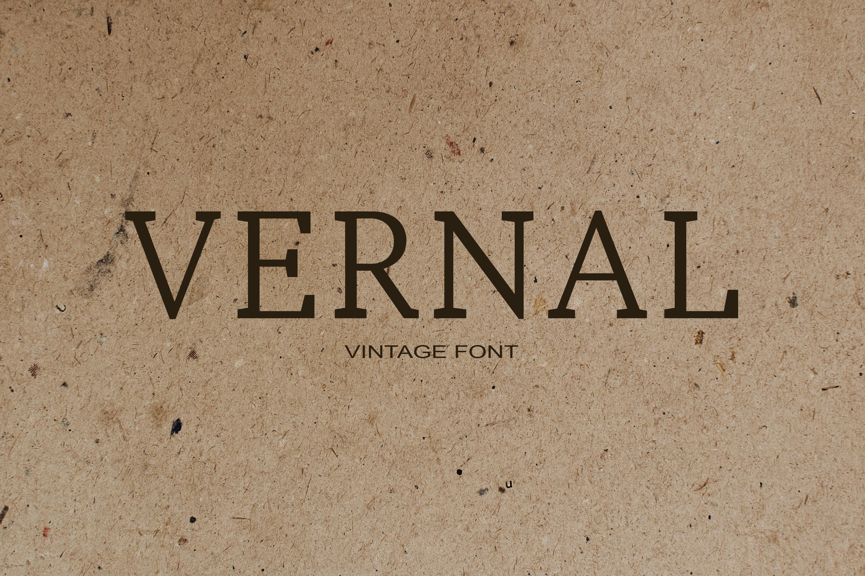 Vernal Font