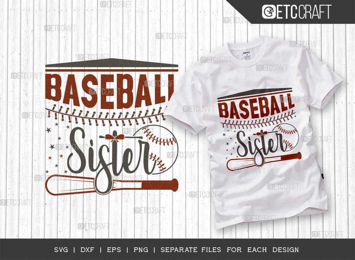 Baseball Sister SVG Cut File | Sports