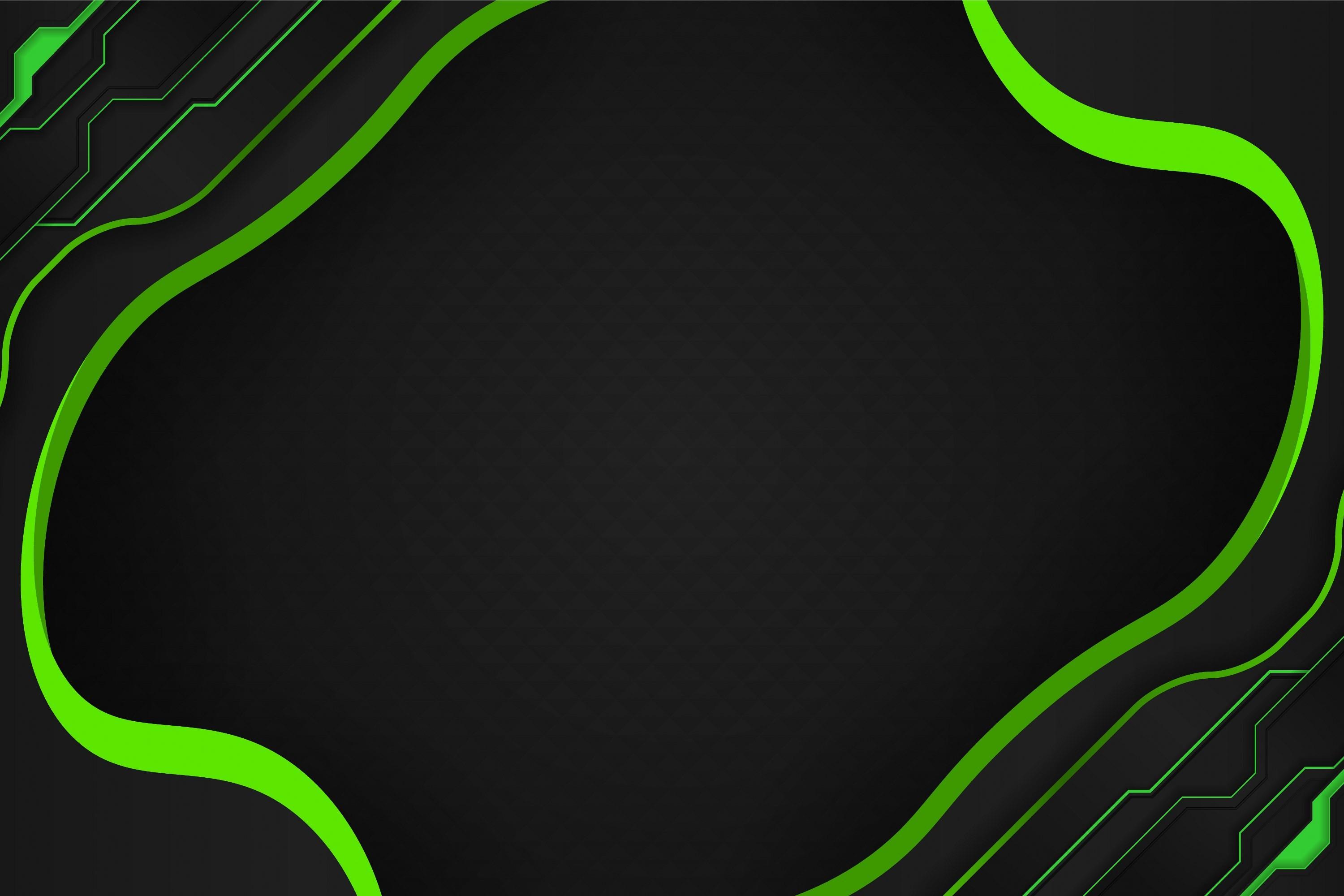 Modern Background Black and Green