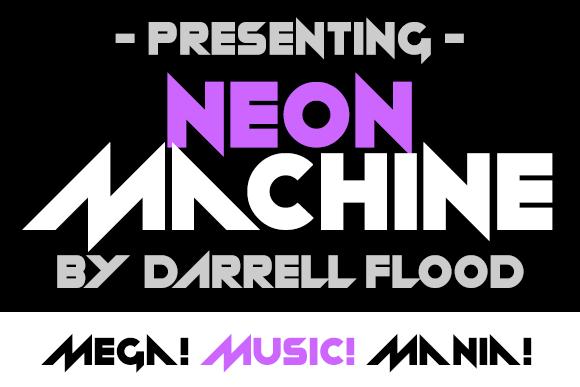 Neon Machine Font