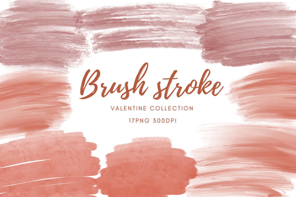 Valentine Brush Strokes Clipart