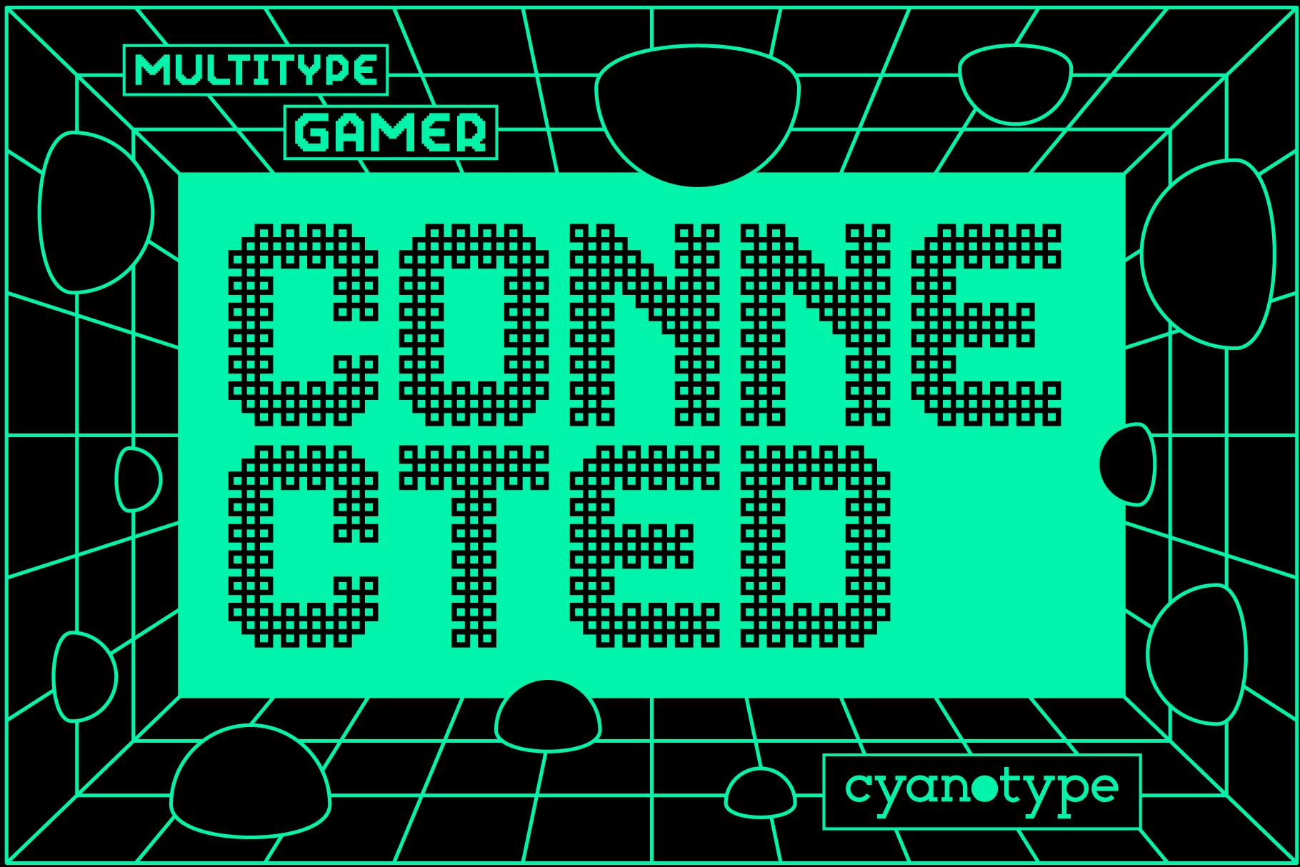 Gamer Connected Font