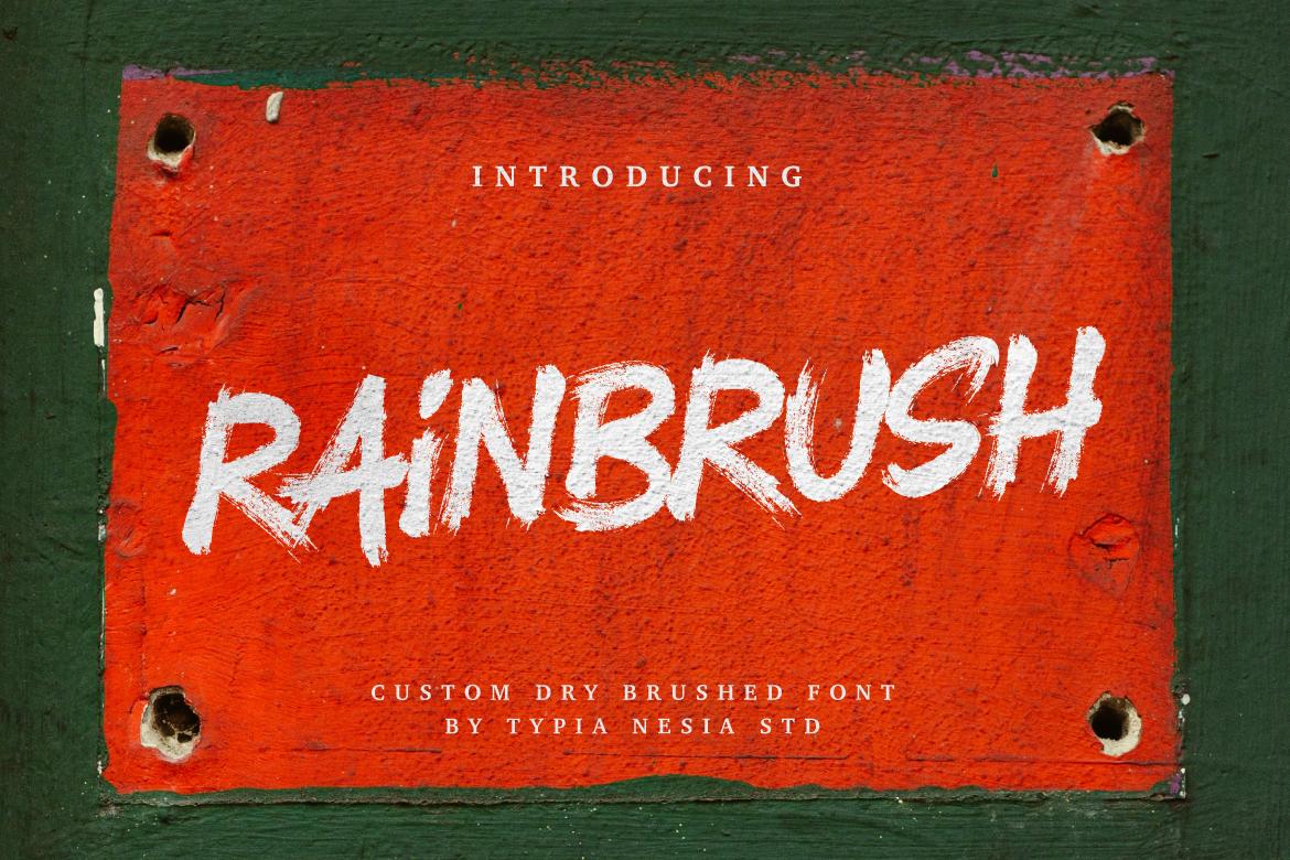 RainBrush Font