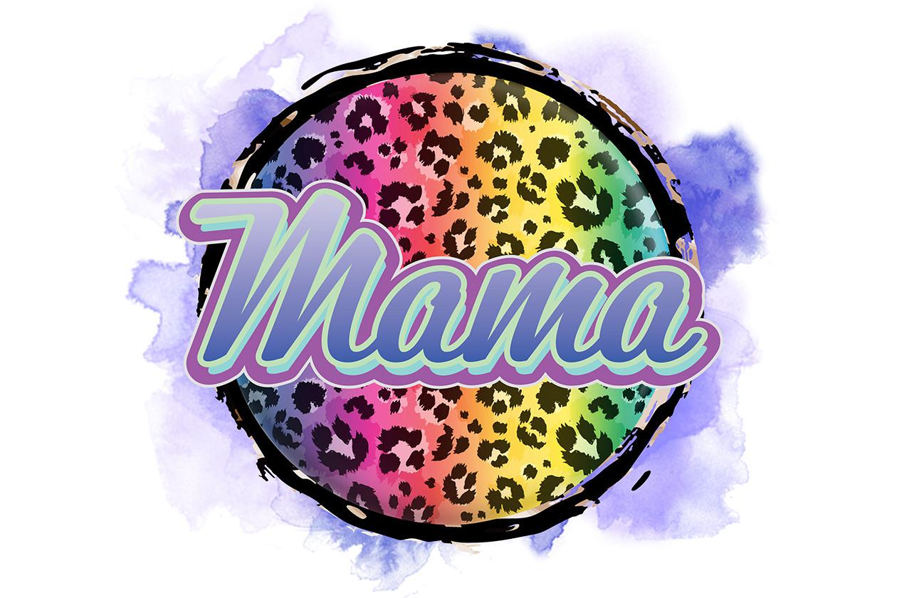 Valentine Mama Leopard Svg Files