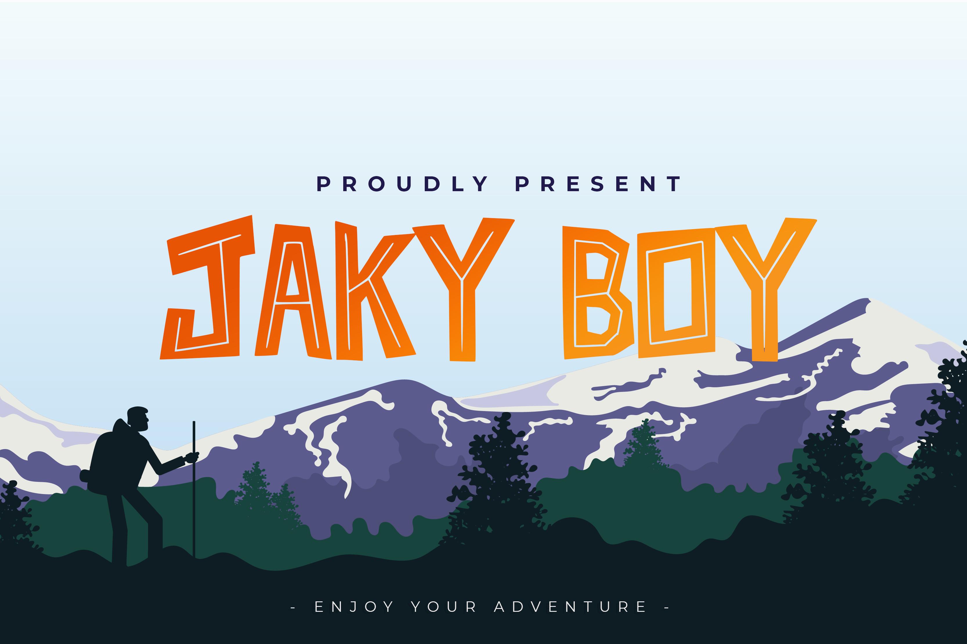 Jaky Boy Font