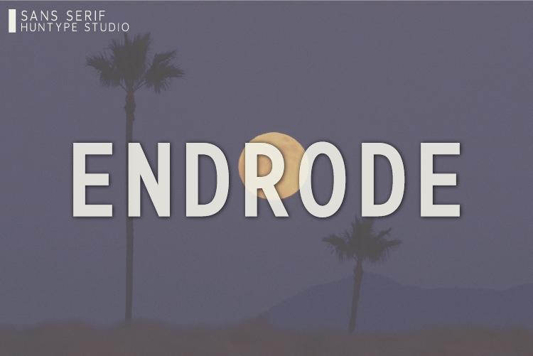 Endrode Font