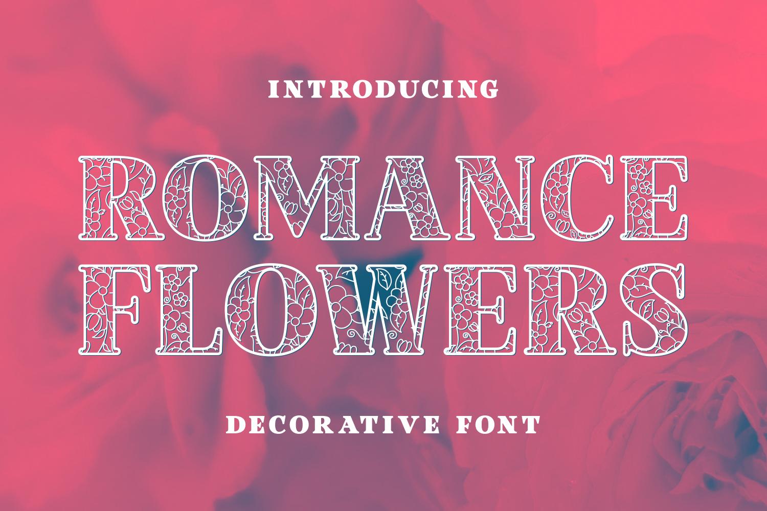 Romance Flowers Font