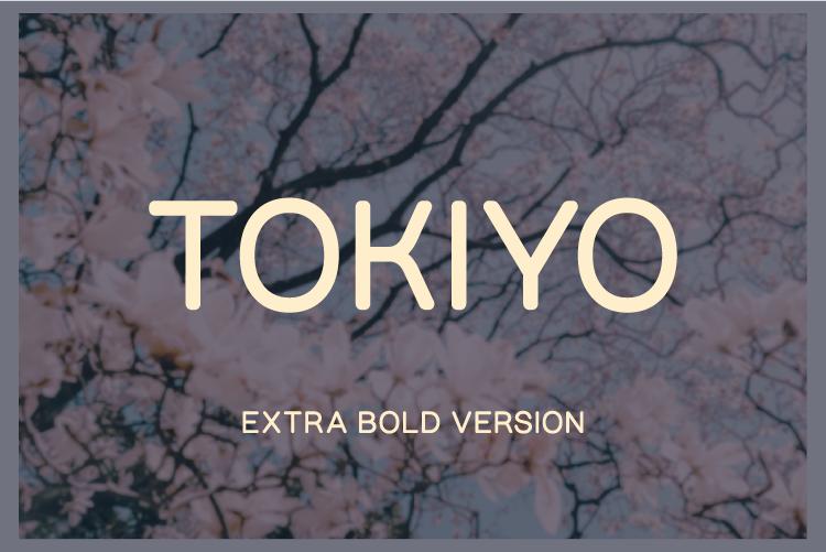 Tokiyo Extra Bold Font