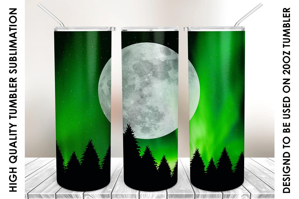 Northern Lights 20 Oz Skinny Tumbler