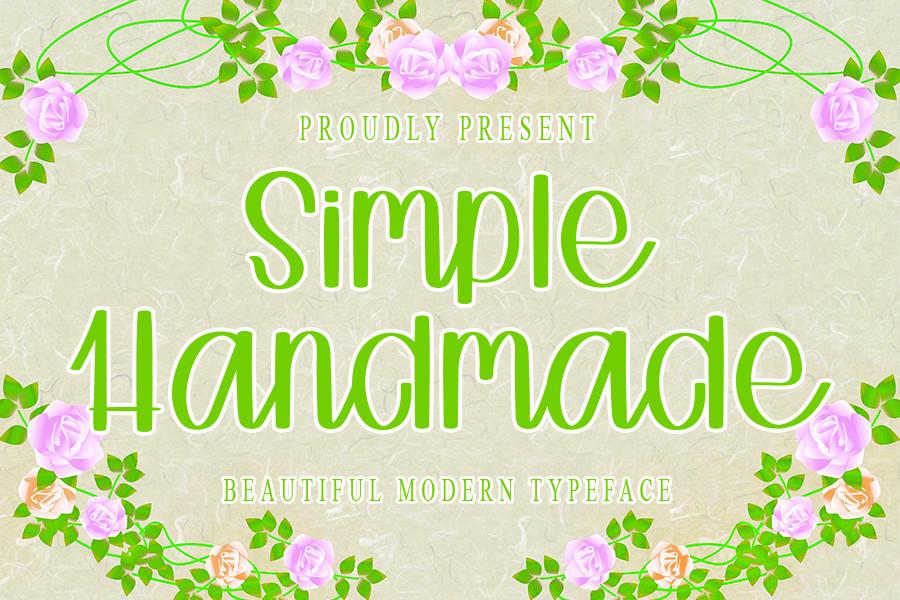 Simple Handmade Font