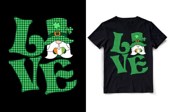 LOVE ST. PATRICKS DAY GNOMES FUNNY SHIRT