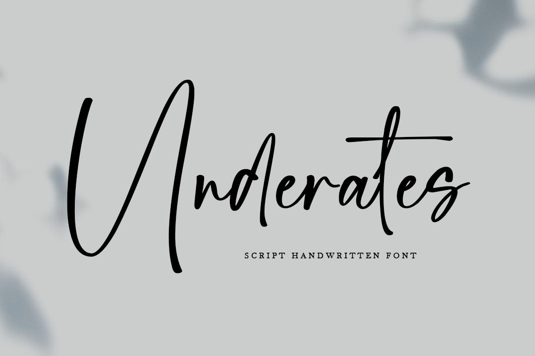 Underates Font