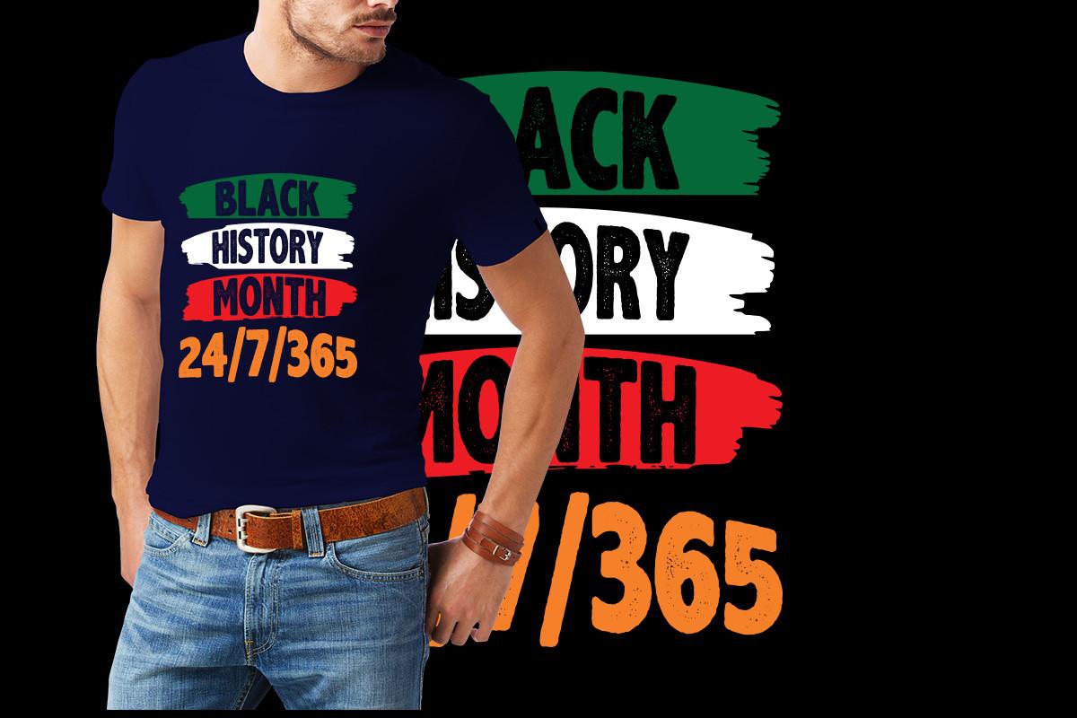 Black History T-Shirt Design
