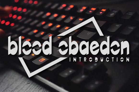 BloodObaedon Font
