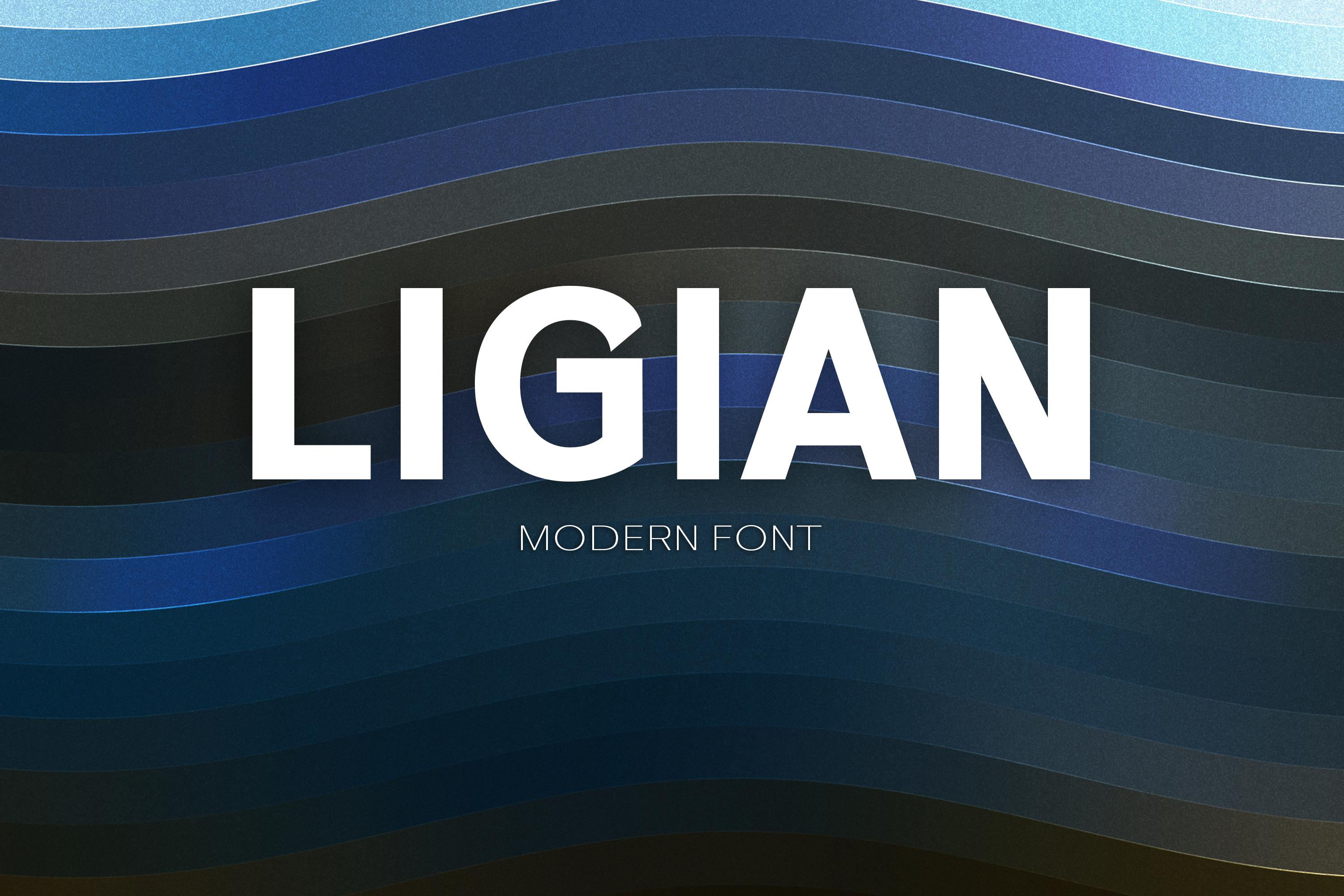 Ligian Font