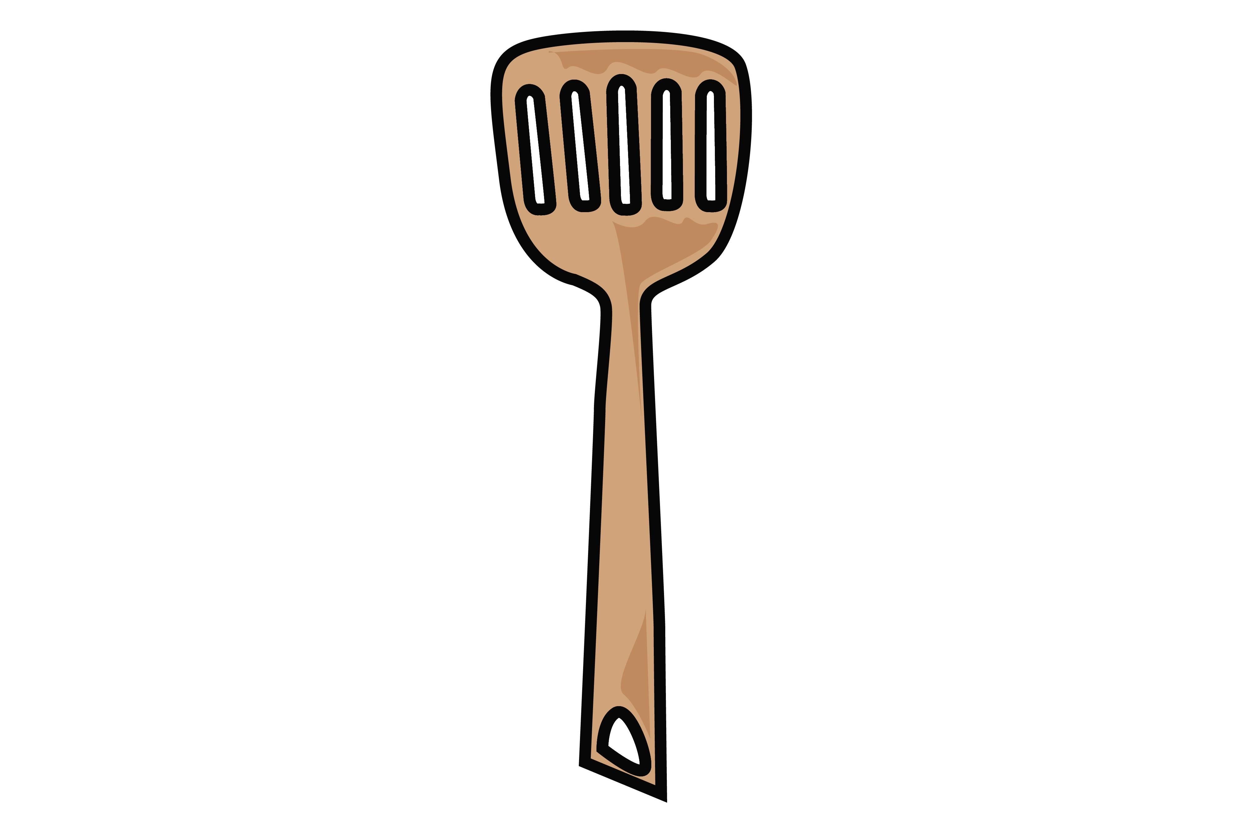 Cooking Classic Spatula Sticker Vector