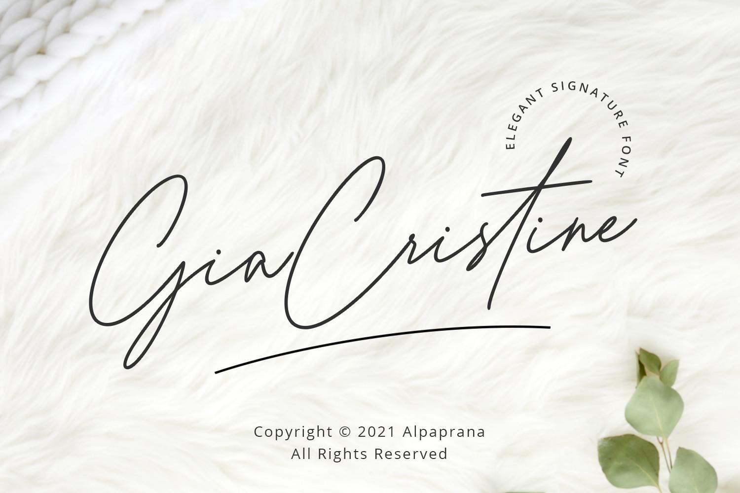 Gia Cristine Font