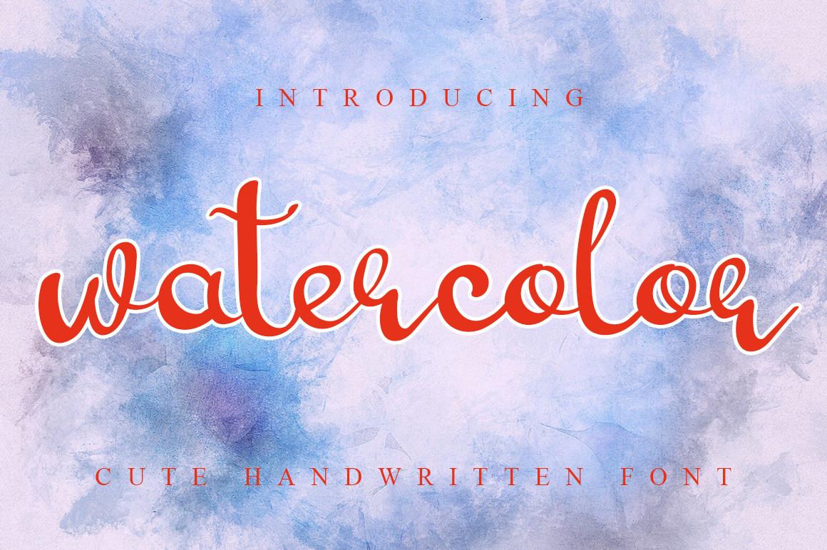 Watercolor Font