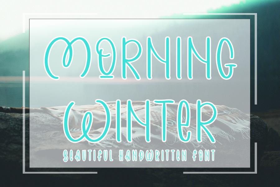Morning Winter Font