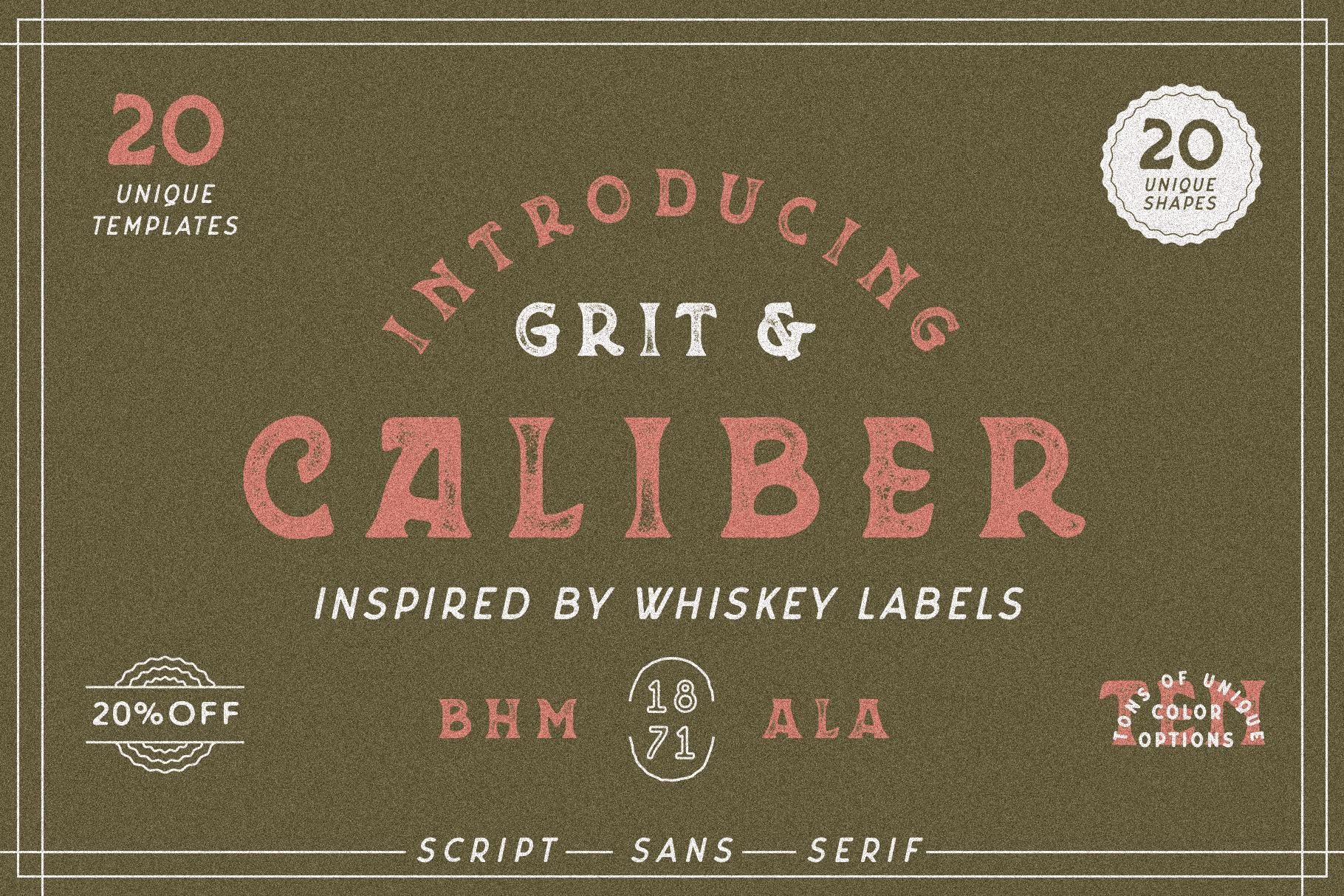Grit & Caliber Font