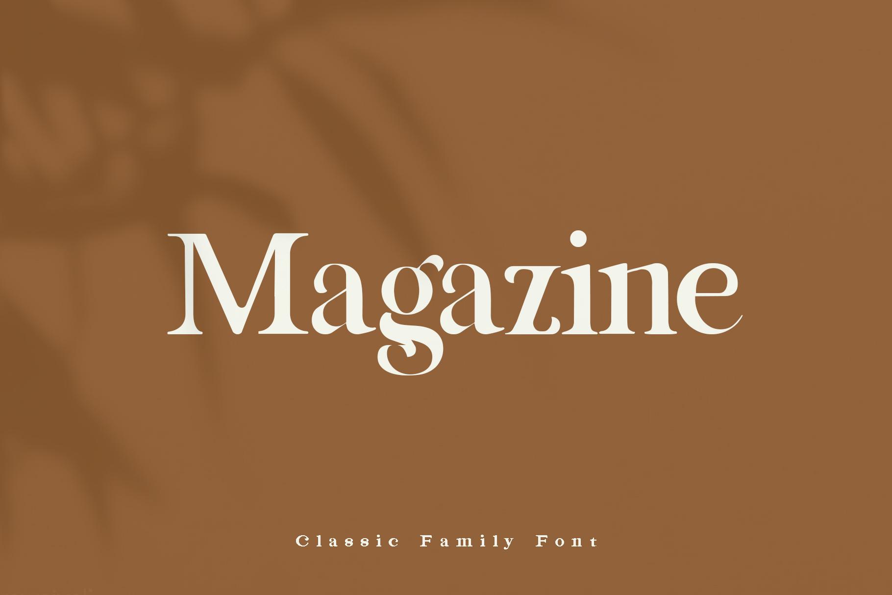 Magazine Font