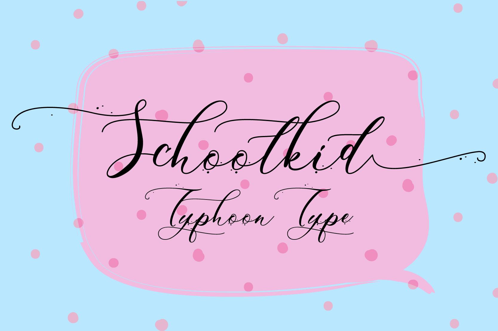 Schoolkid Font