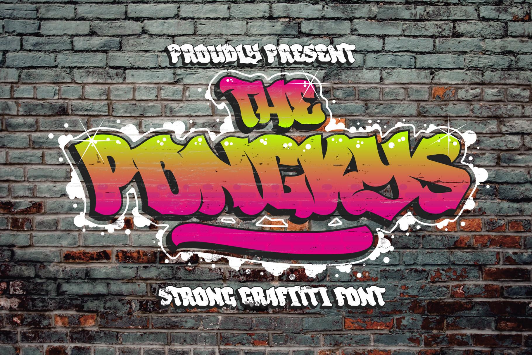 The Ponkys Font