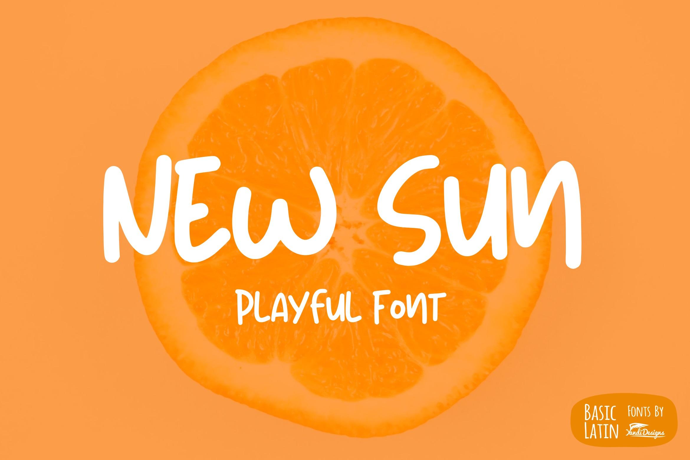 New Sun Font