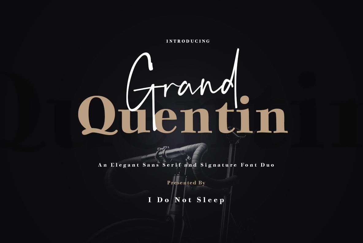 Grand Quentin Duo Font