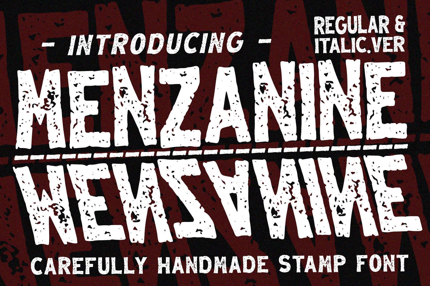 Menzanine Font