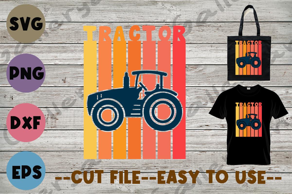 Tractor Vertical Retro