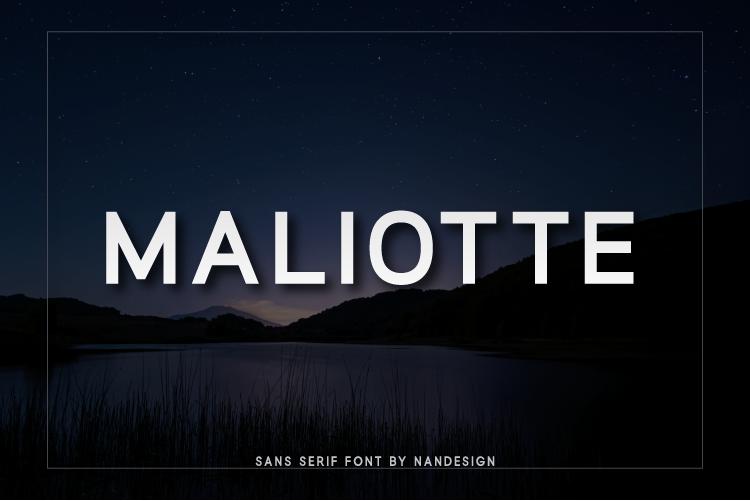 Maliotte Font