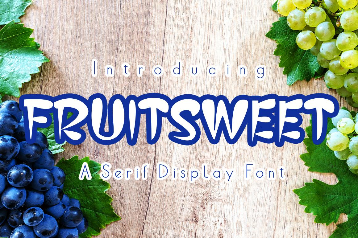 Fruit Sweet Font