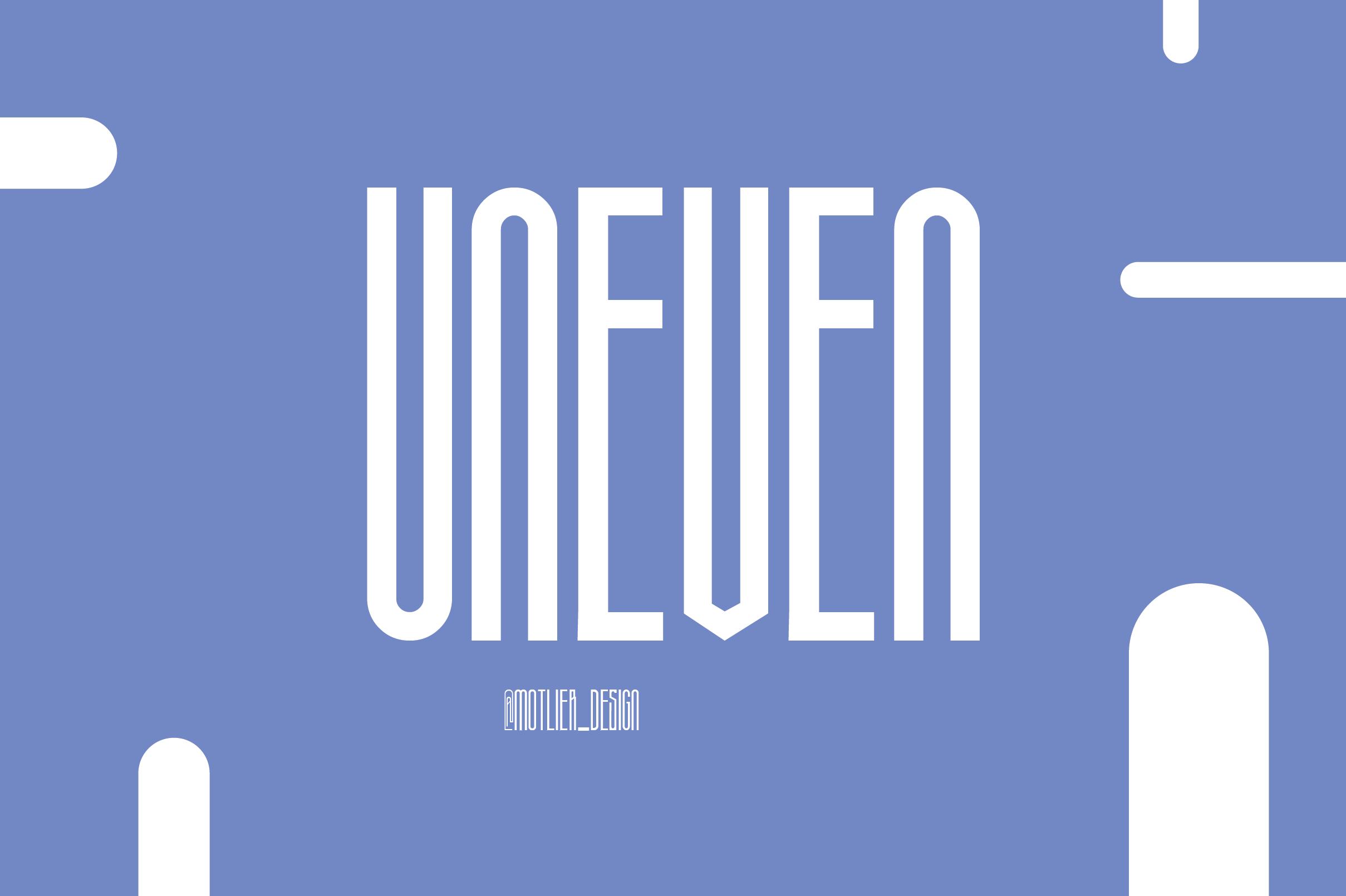 Uneven Font