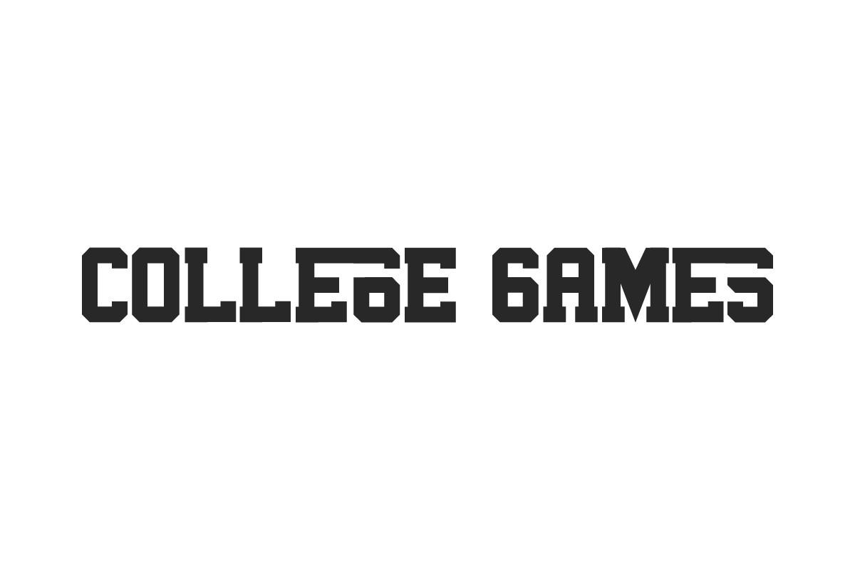 College Games Font