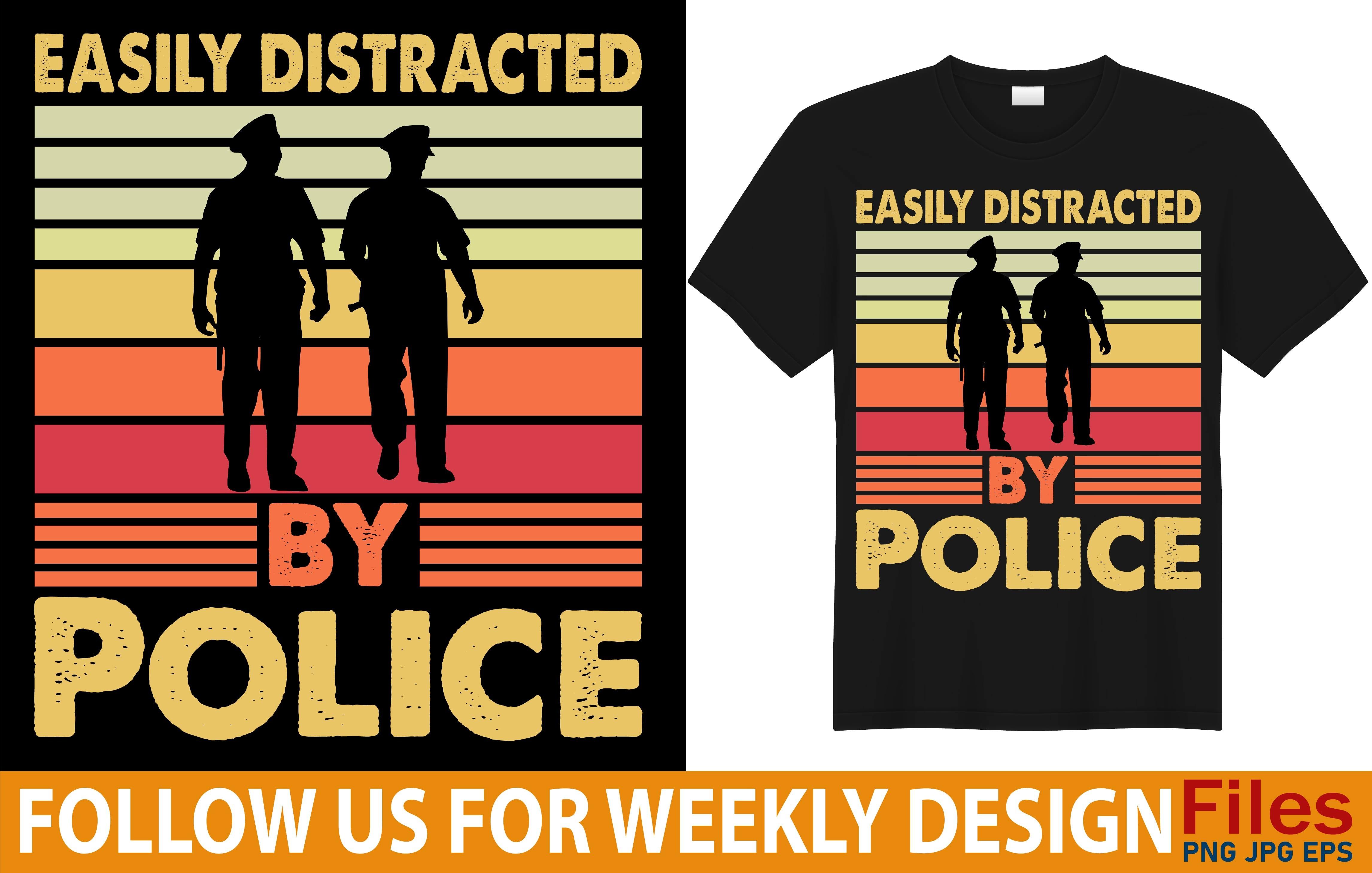 Police T Shirt Design Bundle