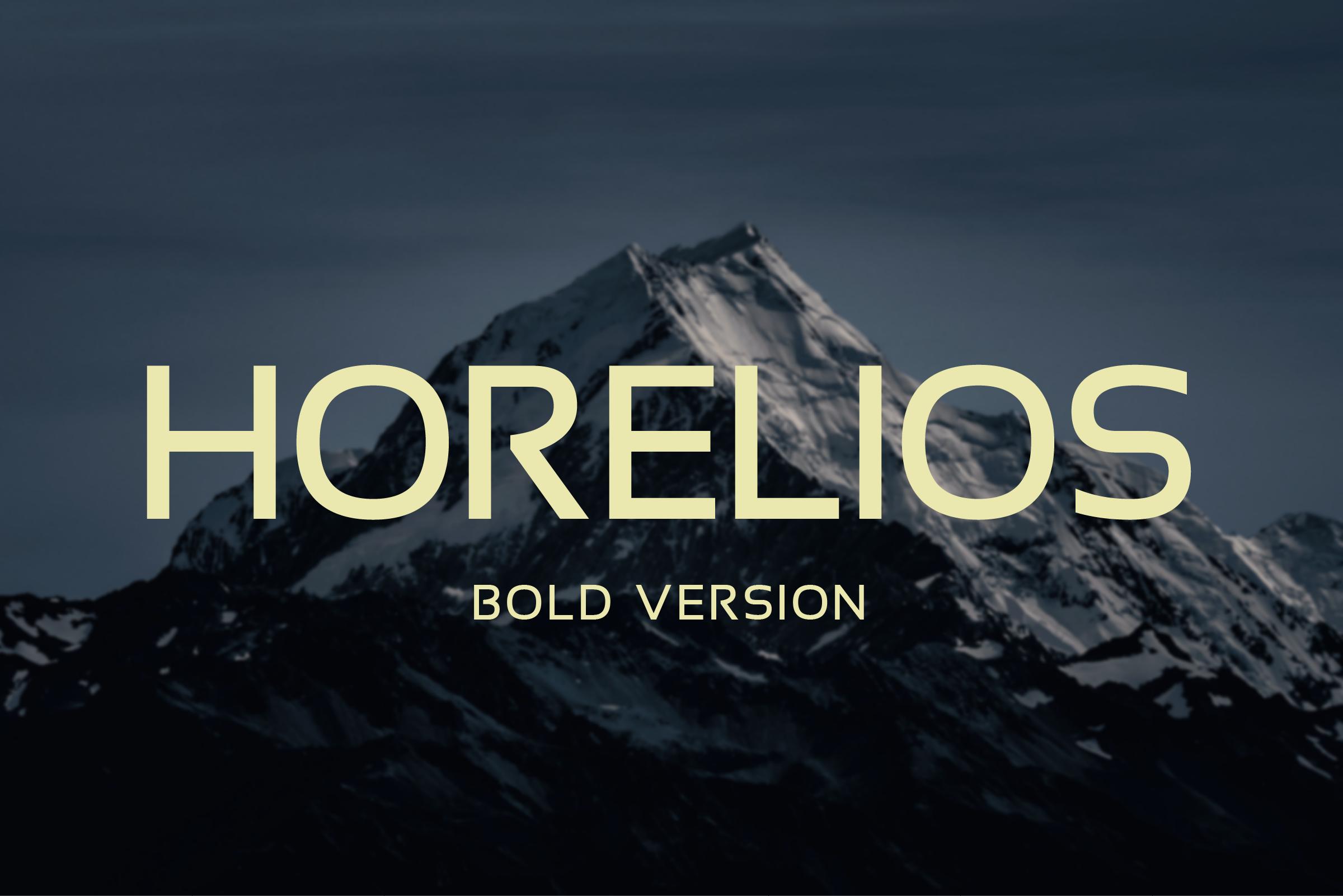 Horelios Bold Font