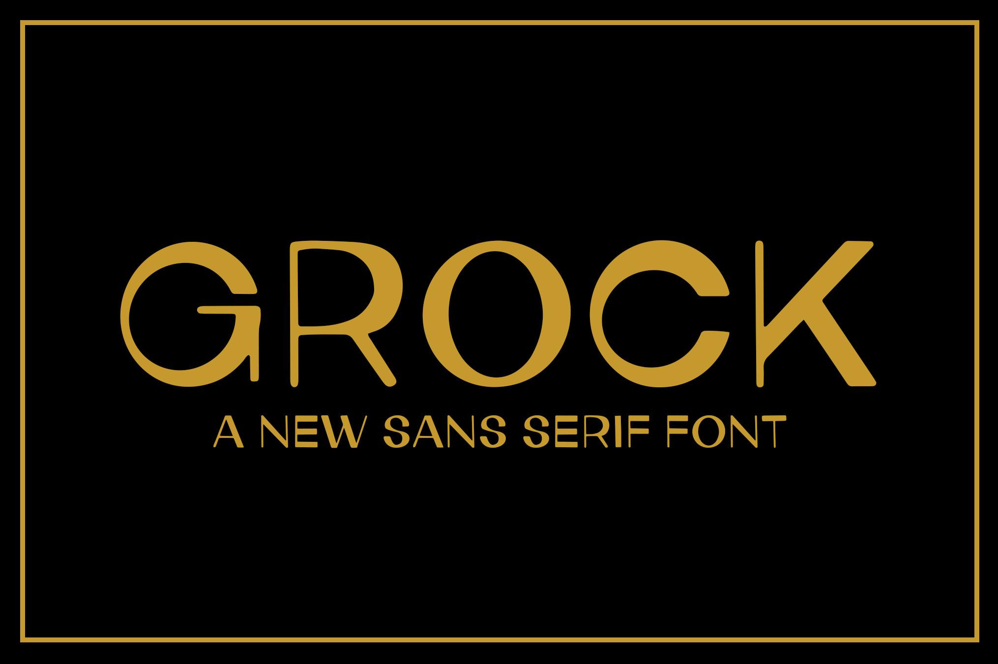 Grock Font