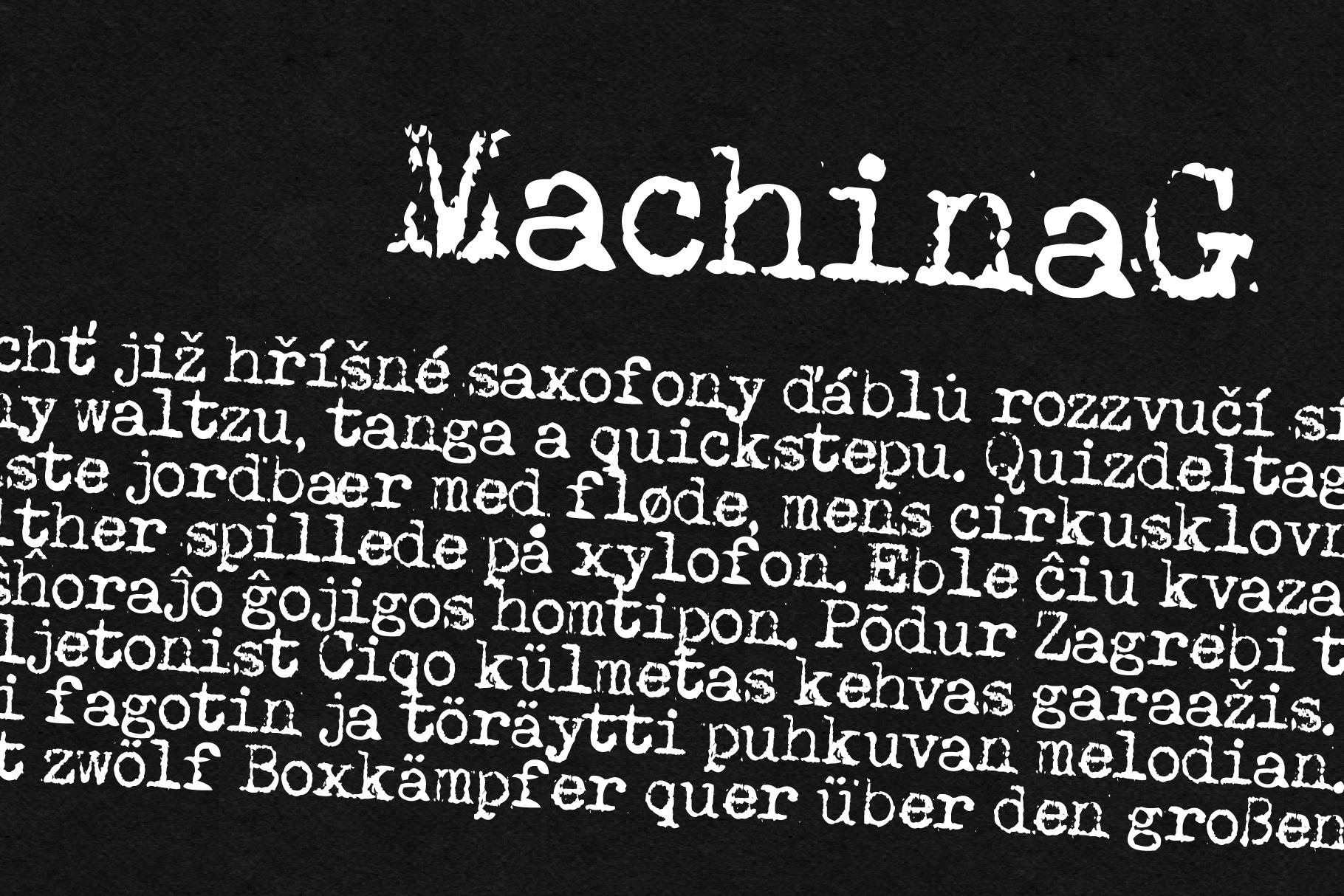 Machina G Font