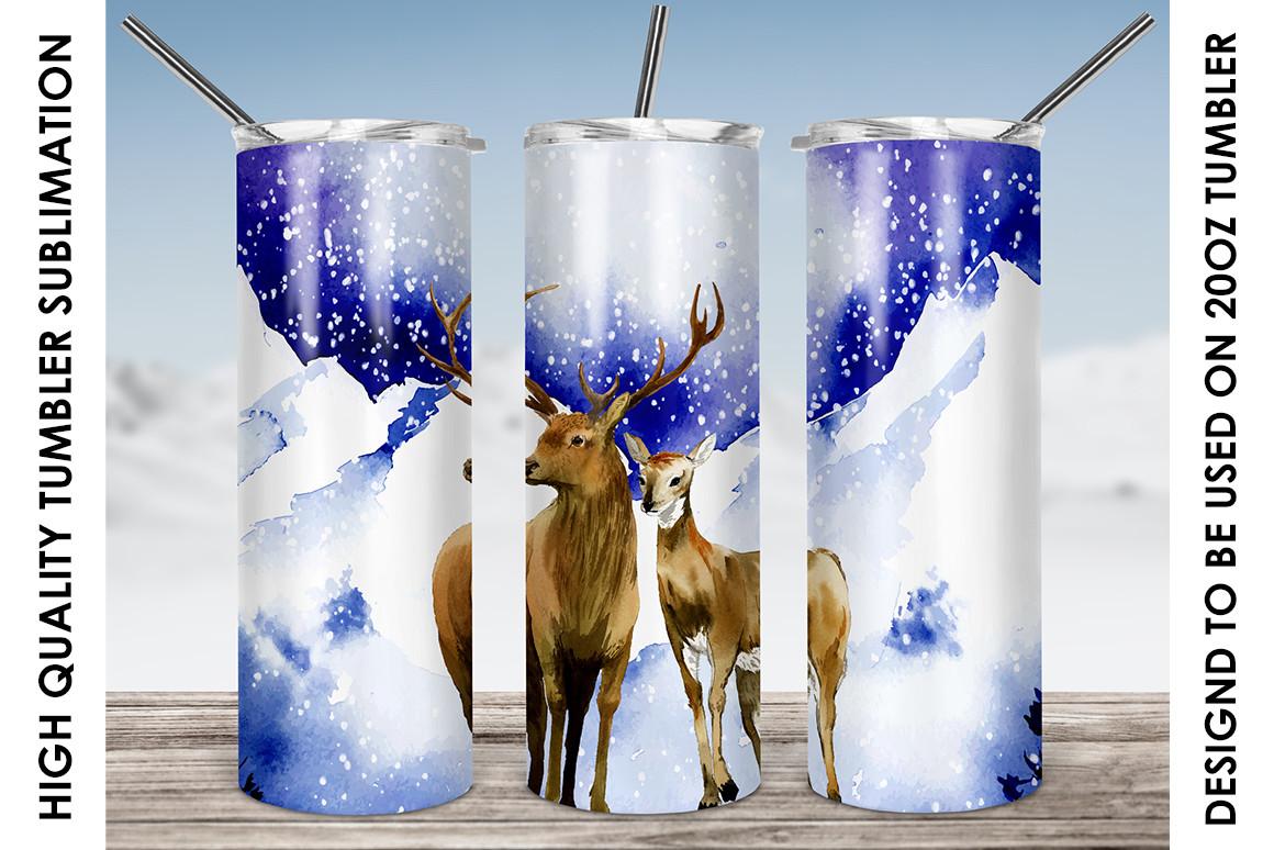 Star Deer 20oz Skinny Tumbler
